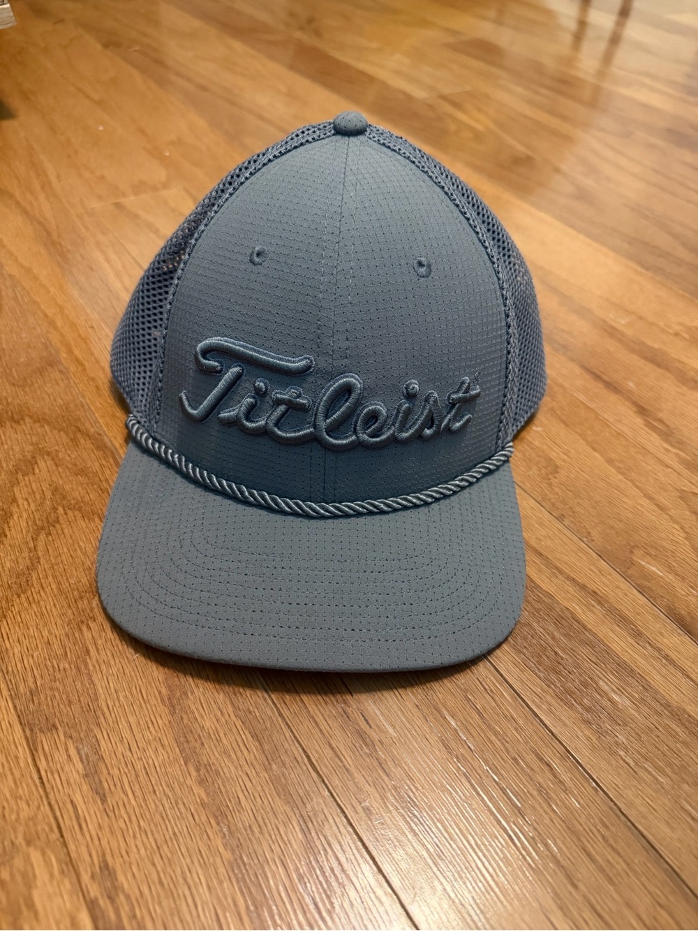 Titleist Blue-Grey Rope-Accent Mesh Back Cap